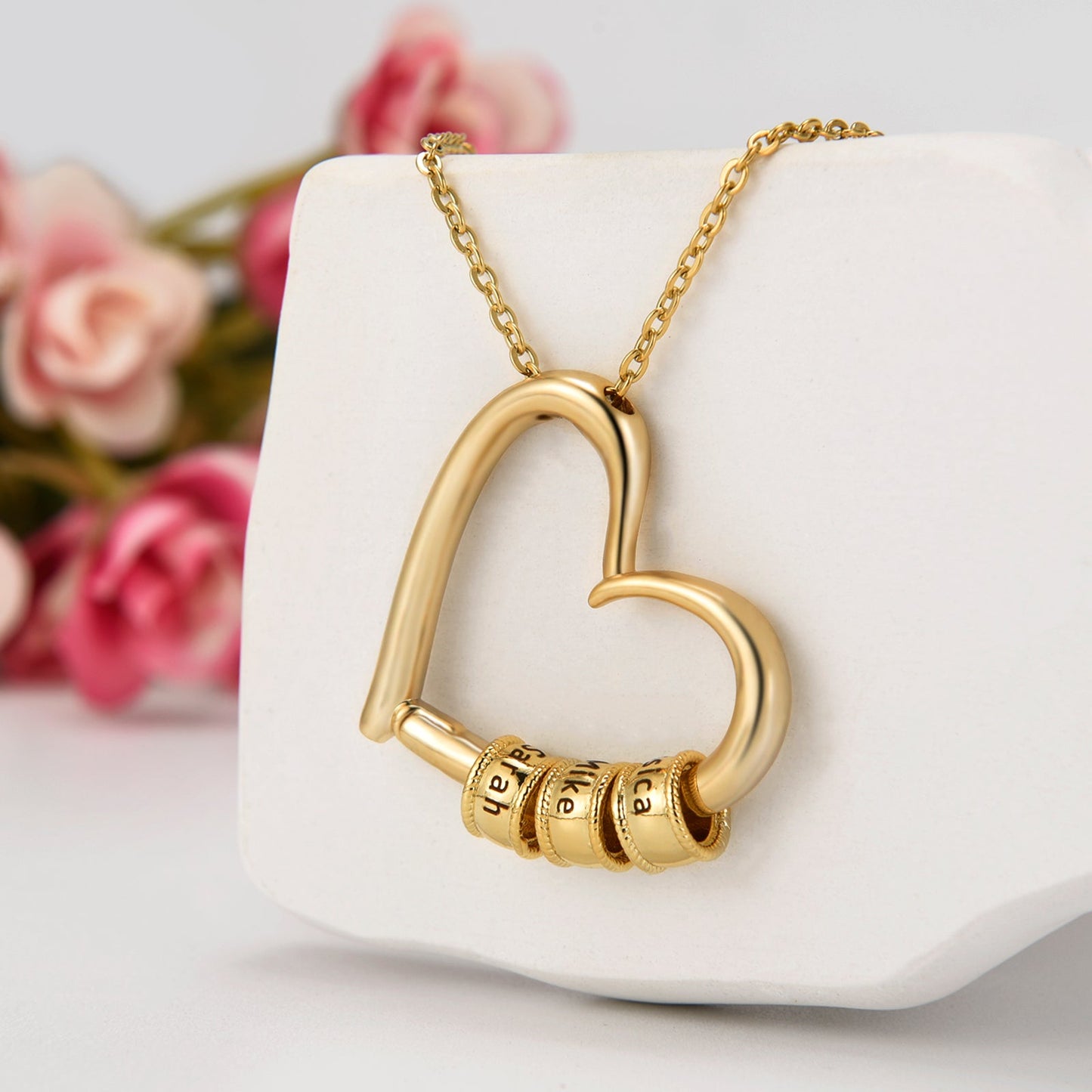 "Heart of the Family" Necklace with Luxury LED Gift Box