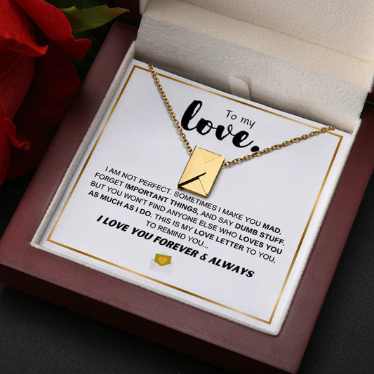 Love Letter Necklace - Luxury LED Gift Box Set