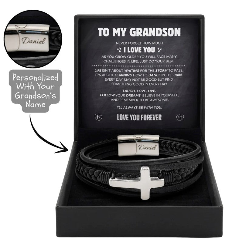 Grandson's Guardian Faith Bracelet
