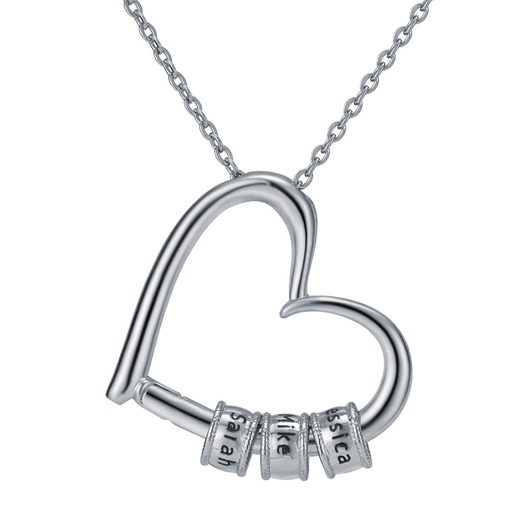 The Heart of Our Family - Personalized Beads Necklace