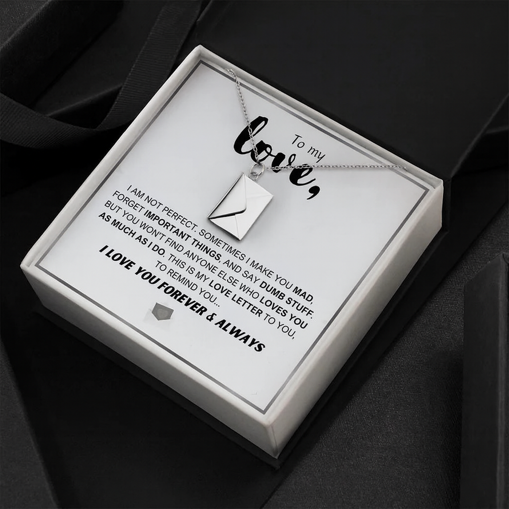 Love Letter Necklace - Luxury LED Gift Box Set
