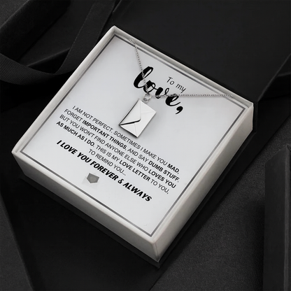 Love Letter Necklace - Luxury LED Gift Box Set
