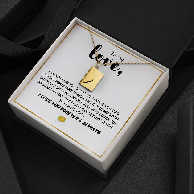 Love Letter Necklace - Luxury LED Gift Box Set