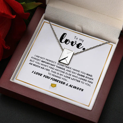 Love Letter Necklace - Luxury LED Gift Box Set